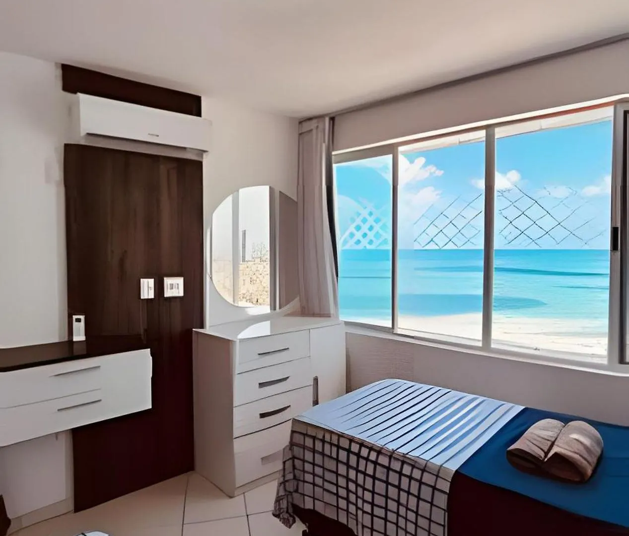 Elegante Apt Com Vista Para O Mar De Ponta Negra Natal 0*,  Brazílie
